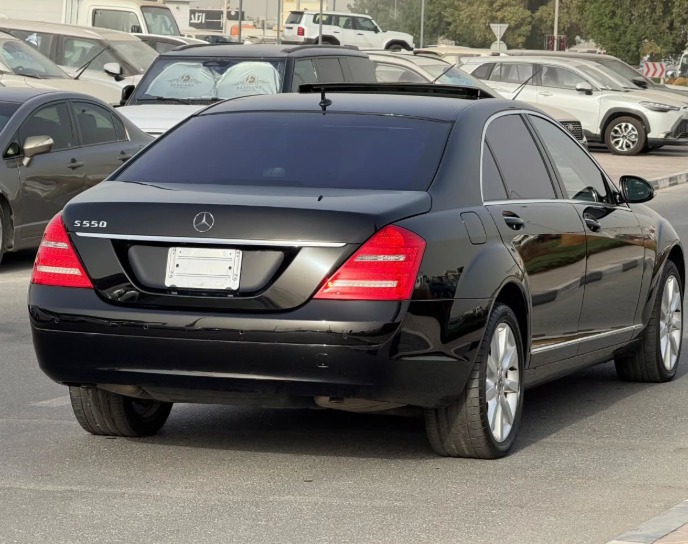 2008 MERCEDES-BENZ S550 V8 Black AUCTION GRADE 4/B