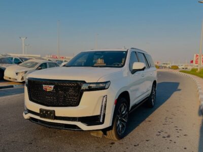 2023 CADILLAC ESCALADE 600 White FULL OPTION CHASSIS GUARANTEE