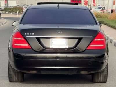 2008 MERCEDES-BENZ S550 V8 Black AUCTION GRADE 4/B