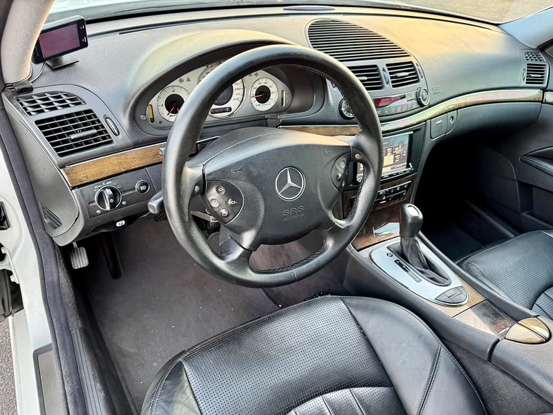 2003 Mercedes-Benz E-Class E 55 AMG White Sedan Automatic