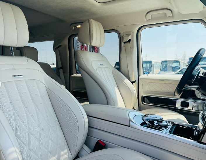 2021 MERCEDES BENZ G 63 White-Beige FULL OPTION