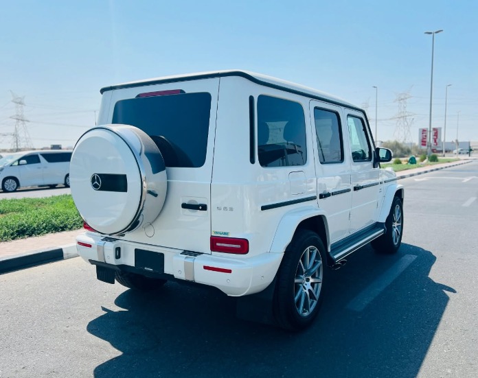 2021 MERCEDES BENZ G 63 White-Beige FULL OPTION