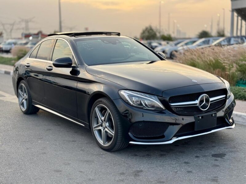 Black MERCEDES-BENZ c 200 2016 A/T Petrol