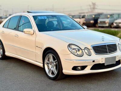 2003 Mercedes-Benz E-Class E 55 AMG White Sedan Automatic