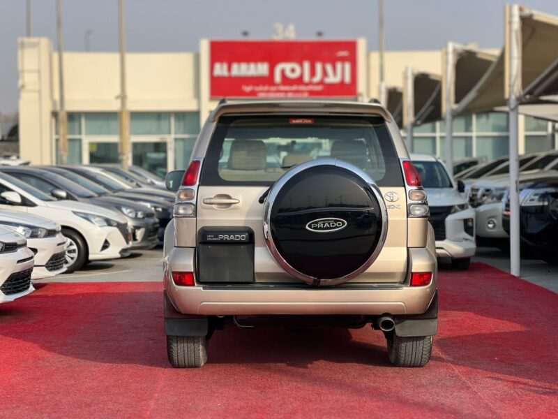 2009 Toyota Prado V4 GX 2 Doors Gold-Beige GCC Specs