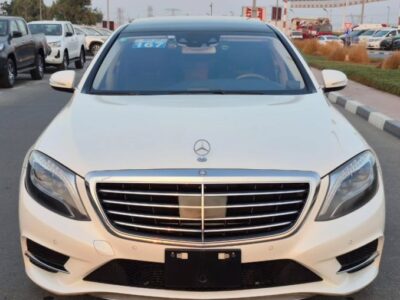 2014 MERCEDES BENZ S550 V8 White-Black AUCTION GRADE 4/B