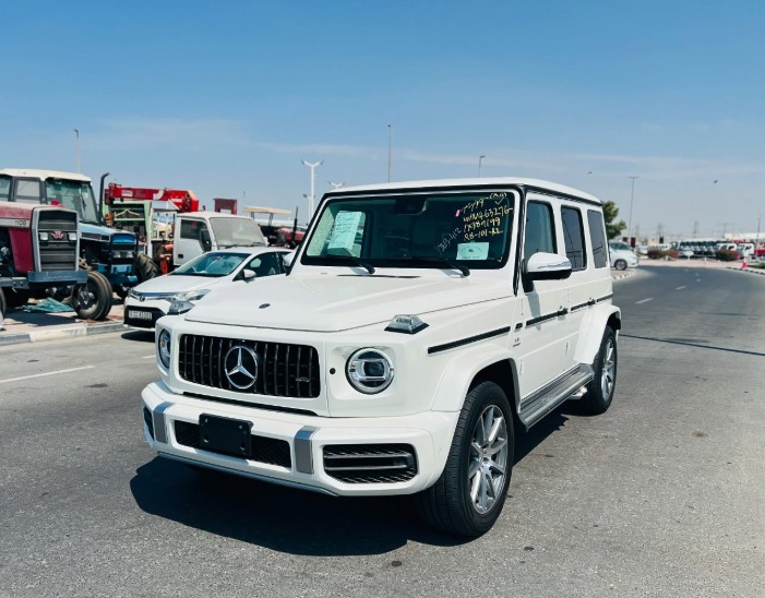 2021 MERCEDES BENZ G 63 White-Beige FULL OPTION