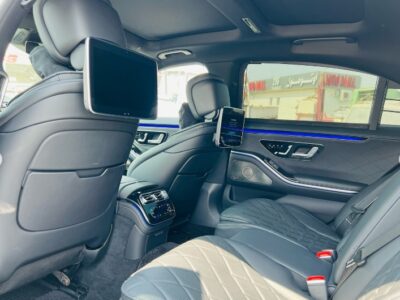2021 MERCEDES BENZ S 500 White-Black CHASSIS GUARANTEE