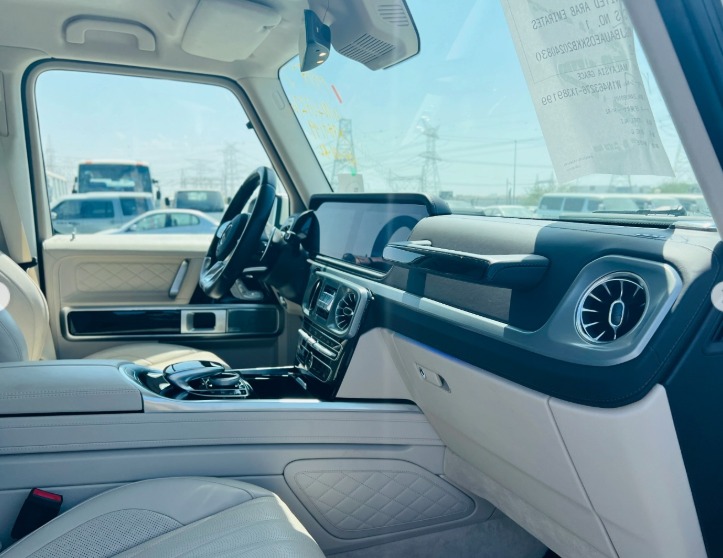 2021 MERCEDES BENZ G 63 White-Beige FULL OPTION