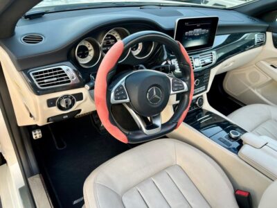 MERCEDES-BENZ CLS 400 3.0-Liter Biturbo V6 WHITE BEIGE 2016