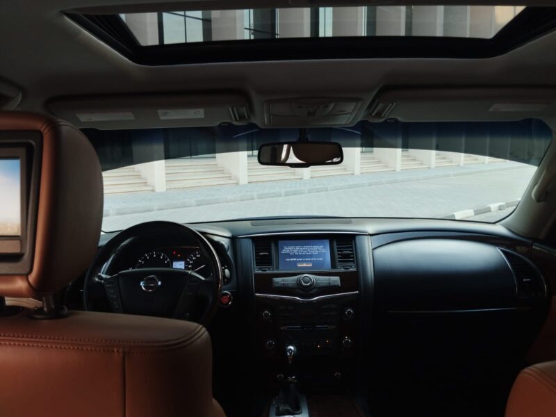 2016 Nissan Patrol SUV 5.6-liter Engine V8 White Tan