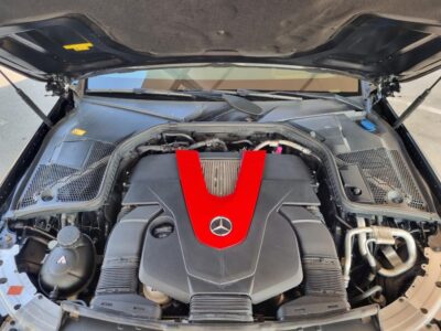 MERCEDES-BENZ C450 3.0-Liter twin-turbo V6 Engine BLACK-RED 2016