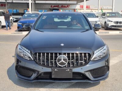 MERCEDES-BENZ C450 3.0-Liter twin-turbo V6 Engine BLACK-RED 2016
