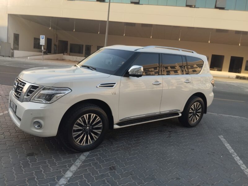 2016 Nissan Patrol SUV 5.6-liter Engine V8 White Tan