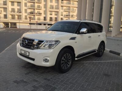 2016 Nissan Patrol SUV 5.6-liter Engine V8 White Tan