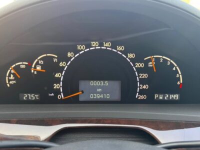 2002 MERCEDES BENZ S 320 V6 Body Kit S55 AUCTION GRADE 4/B Silver