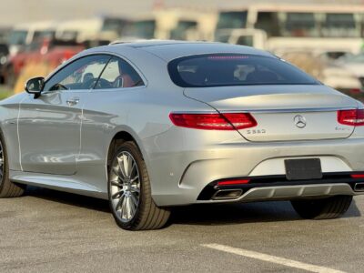 MERCEDES S 550 4.7L twin-turbo V8 Engine SILVER RED 2015