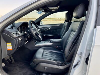 MERCEDES-BENZ E 300 3.5L V6 petrol engine WHITE Black 2015