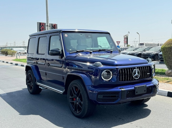 2023 MERCEDES BENZ G 63 AMG 4.0L V8 Biturbo Engine Blue Beige