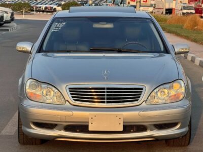 2002 MERCEDES BENZ S 320 V6 Body Kit S55 AUCTION GRADE 4/B Silver