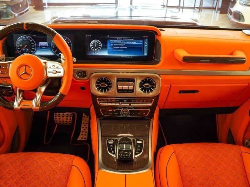 2019 Mercedes-AMG G 63 Brabus G800 4.0L V8 Bi-Turbo Grey Orange