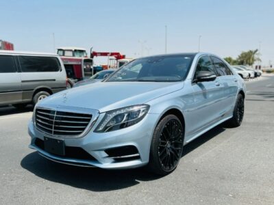 2015 MERCEDES BENZ S 400 h 3.5L V6 Hybrid Full Option Silver Black