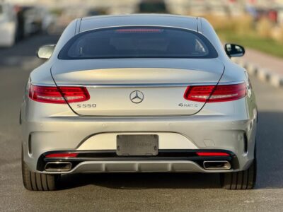 MERCEDES S 550 4.7L twin-turbo V8 Engine SILVER RED 2015