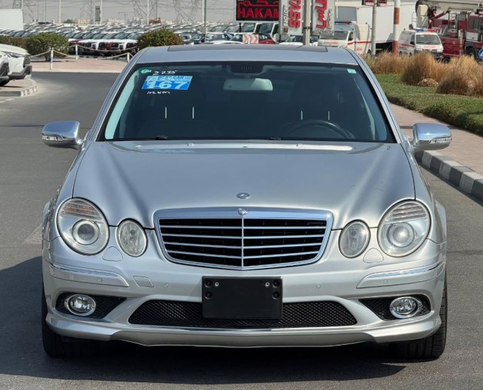 2007 MERCEDES BENZ E500 Body Kit E63 AMG V8 AUCTION GRADE 4/B Silver