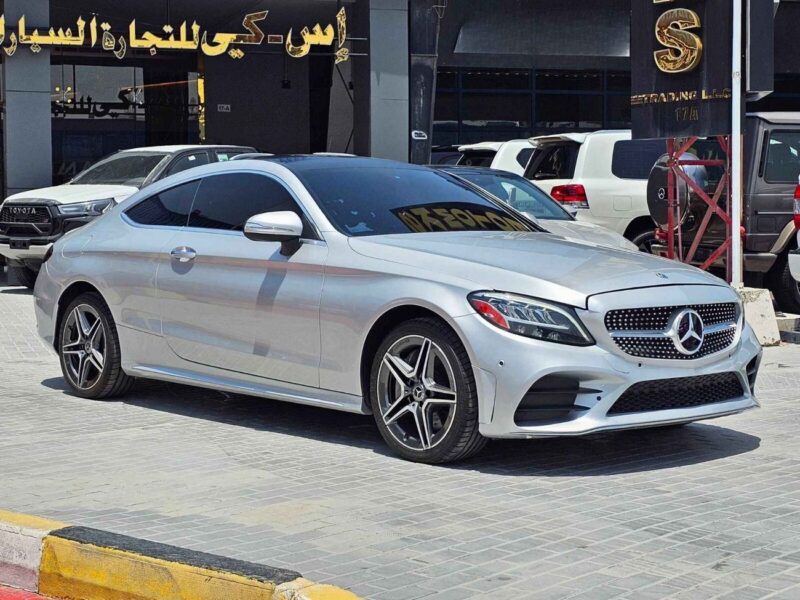 2019 Mercedes-Benz C 300 ECO TURBO V4 COUPE Silver Black