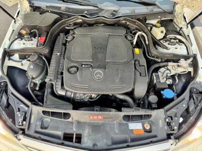 2014 Mercedes-Benz C300 V6 engine 3.5-liter White Grey