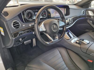 2015 Mercedes-Benz S 550 4.7L twin-turbo V8 Engine White