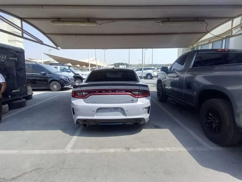 2022 Dodge Charger SRT Hellcat 6.2L Engine 717 HP Grey Red