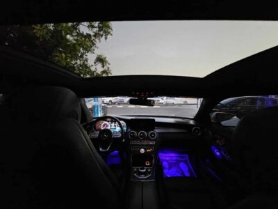 2019 Mercedes-Benz C 300 ECO TURBO V4 COUPE Silver Black