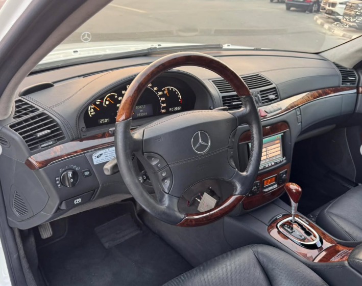 2003 MERCEDES BENZ S 600 L V12 AUCTION GRADE 4/B Black White