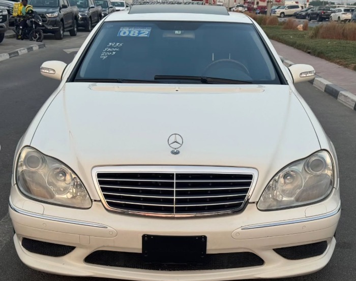2003 MERCEDES BENZ S 600 L V12 AUCTION GRADE 4/B Black White