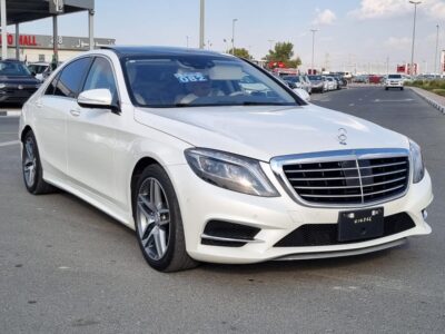 2015 Mercedes-Benz S 500 L 4.0L twin-turbo V8 Engine White Grey