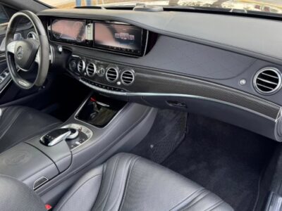 2015 MERCEDES BENZ S 63 AMG V8 AUCTION GRADE 4/B Black
