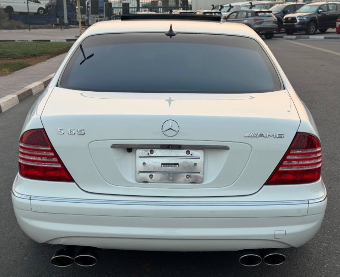 2003 MERCEDES BENZ S 600 L V12 AUCTION GRADE 4/B Black White