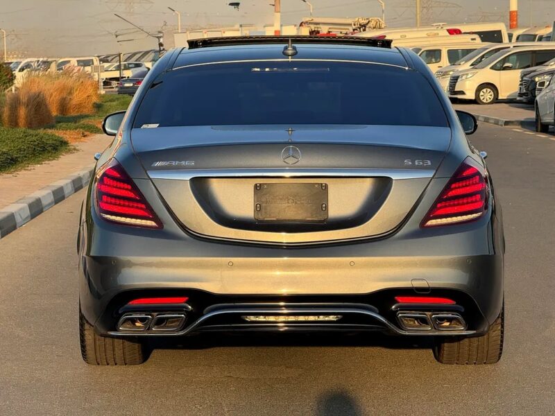 2018 Mercedes-Benz S-Class S 63 AMG Excellent Condition Grey Black