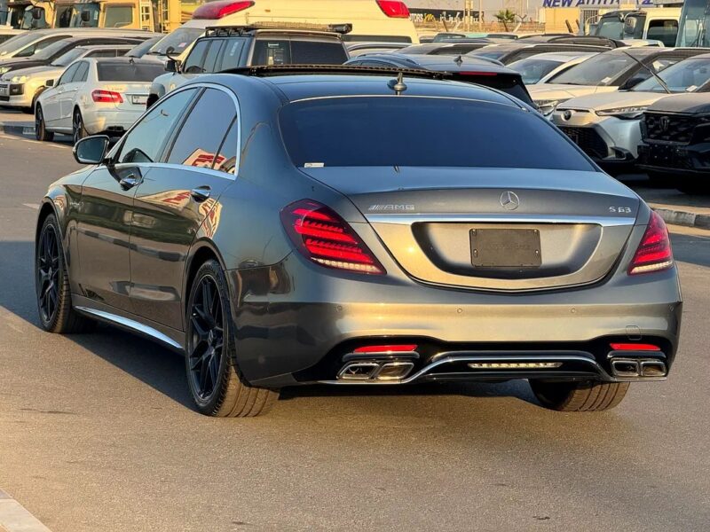 2018 Mercedes-Benz S-Class S 63 AMG Excellent Condition Grey Black
