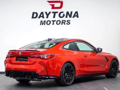 2022 BMW M4 Competition Manual transmission Orange White