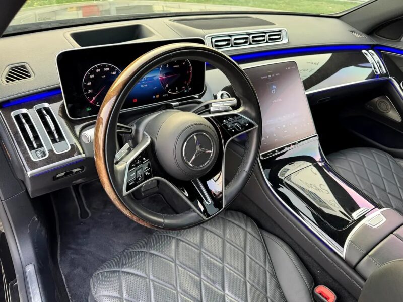 2022 Mercedes-Benz S-Class S 400 4Matic 5A Auction Grade Black