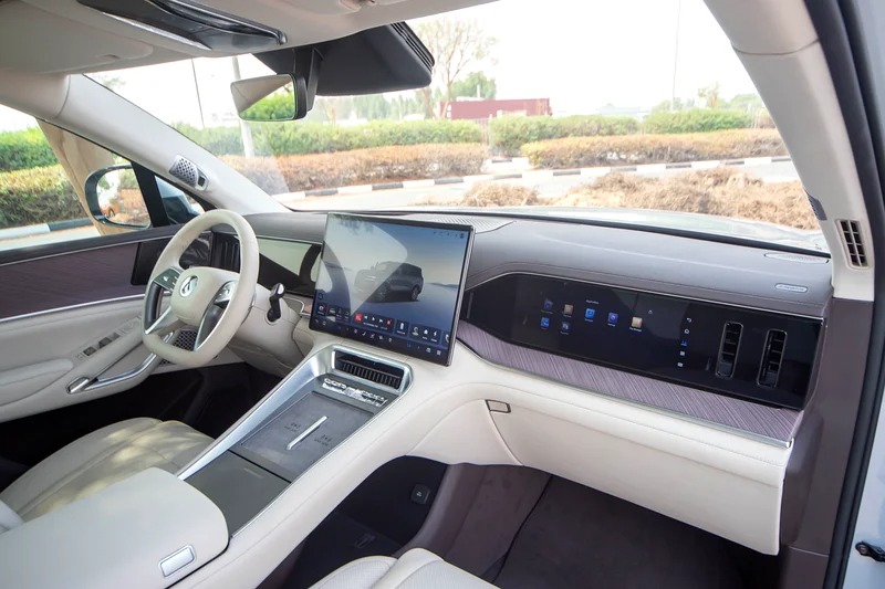 2025 Denza N9 Prestige 4-Cylinder Engine Silver White VIP SEAT
