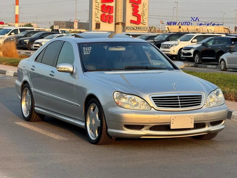 2002 Mercedes-Benz S-Class S 320 4.5 Silver Auction Grade Clean Title