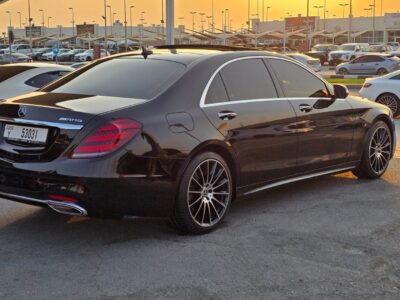 2018 Mercedes-Benz S450 3.0-liter twin-turbocharged V6 engine Black