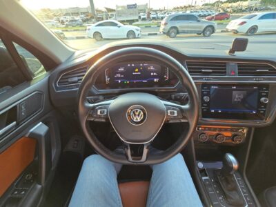 Volkswagen Tiguan 2.0L 4-cylinder turbocharged TSI engine 2020 Grey Orange
