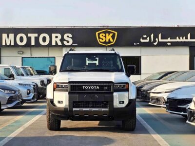 Toyota Prado ADVENTURE TURBO 2.8L V4 DIESEL HIGH OPTION White Tan