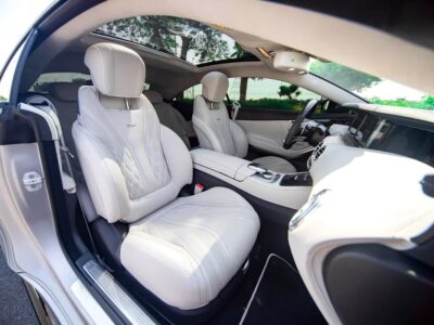 2015 Mercedes-Benz S-Class S 63 4Matic 8 Cylinders Engine Silver White