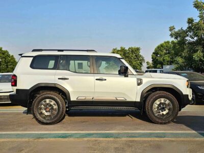 Toyota Prado ADVENTURE TURBO 2.8L V4 DIESEL HIGH OPTION White Tan