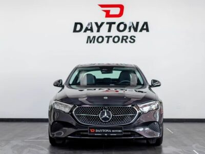 2024 Mercedes-Benz E-Class E 200 4 Cylinder Engine Black Tan